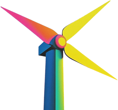 Colorful windmill